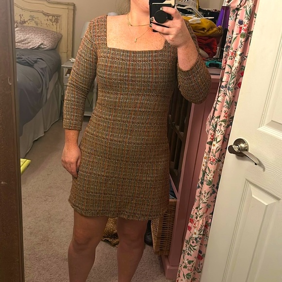 Free People Uptown Girl Tweed Dress - Picture 2 of 5